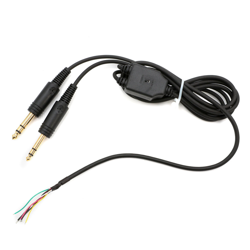 Replacement Mono/Stereo Cable for RA900 General Aviation Pilot Headsets