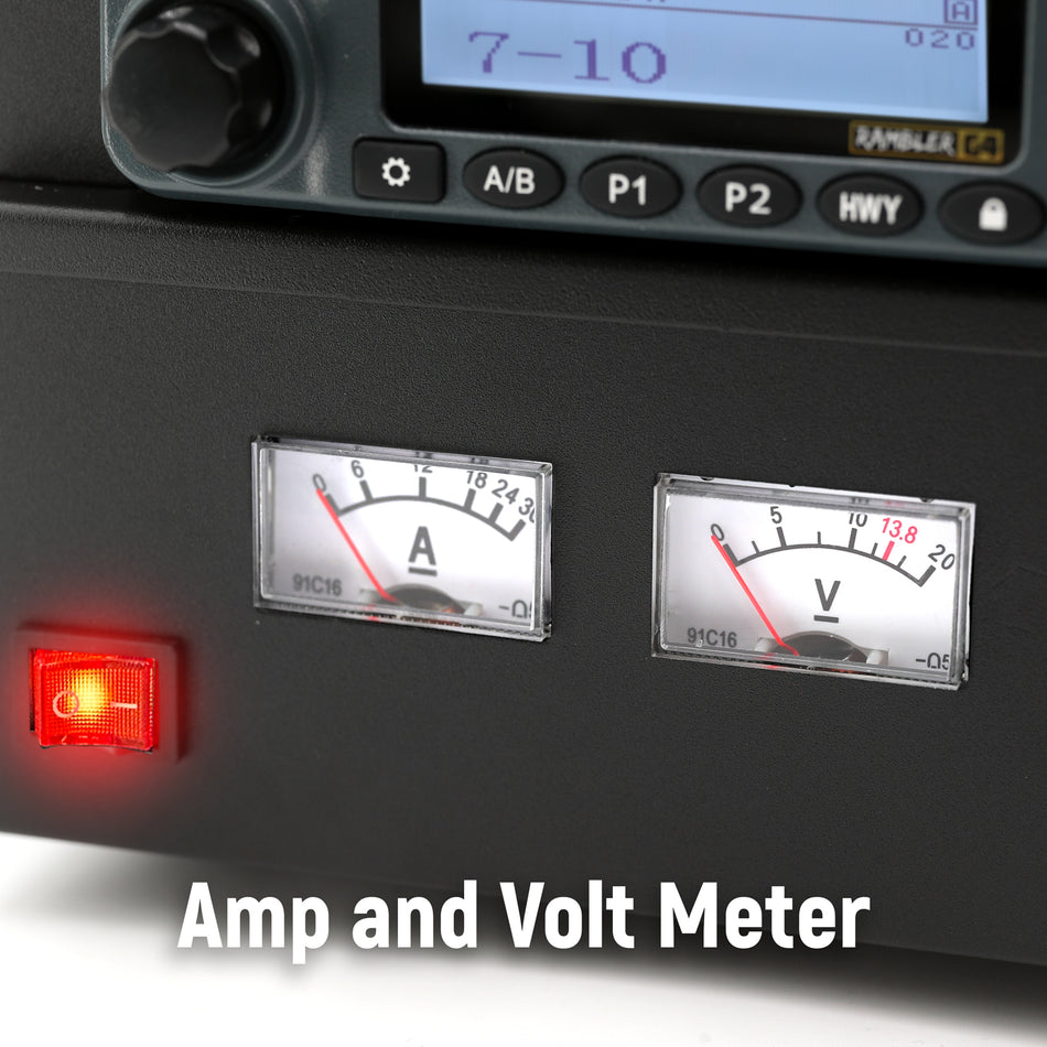 Desktop Power Supply and Cabinet for Rugged Mobile Radios