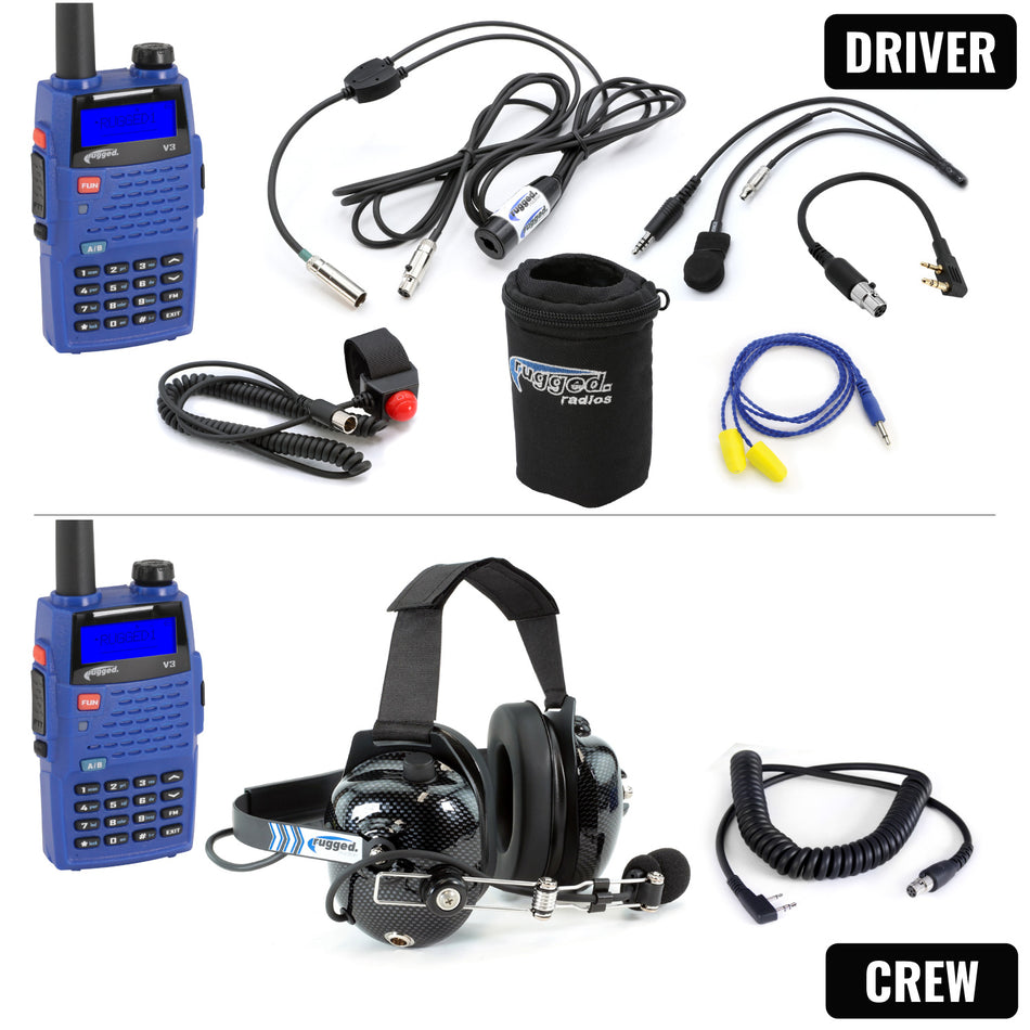 IMSA Driver and Crew Chief Racing Kit with V3 Radios