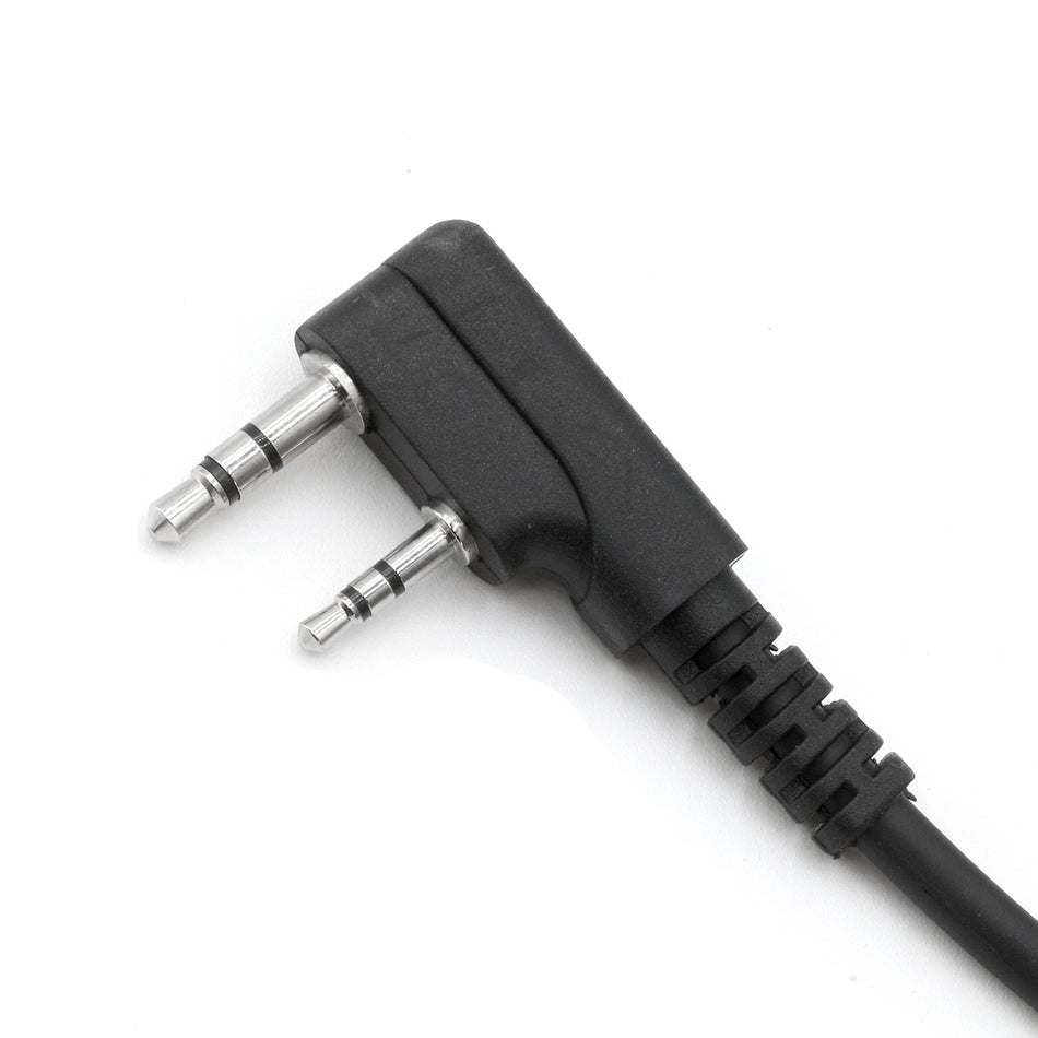 Rugged and Kenwood Handheld Radio - Headset Coil Cord