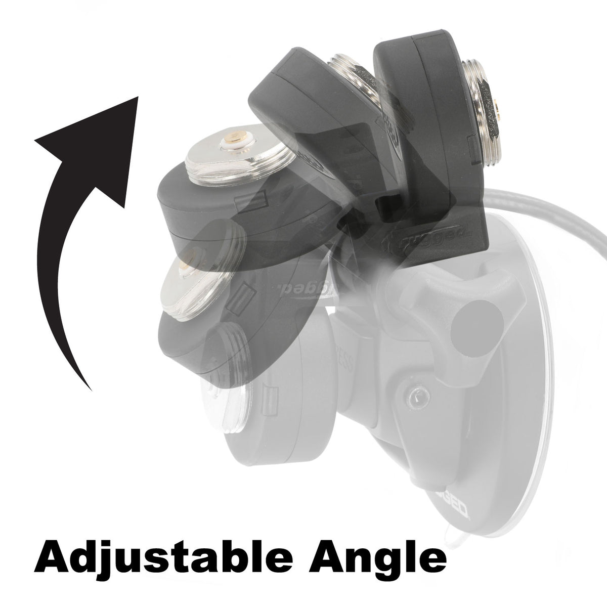 Suction Cup Antenna Mount with Fully Adjustable Mount Angle