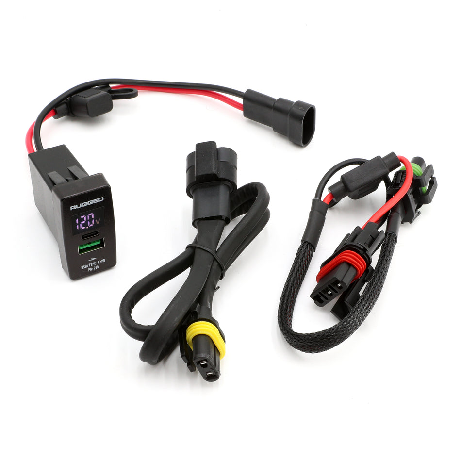 USB Rocker Switch Hub Kit for UTV Pulse Bars