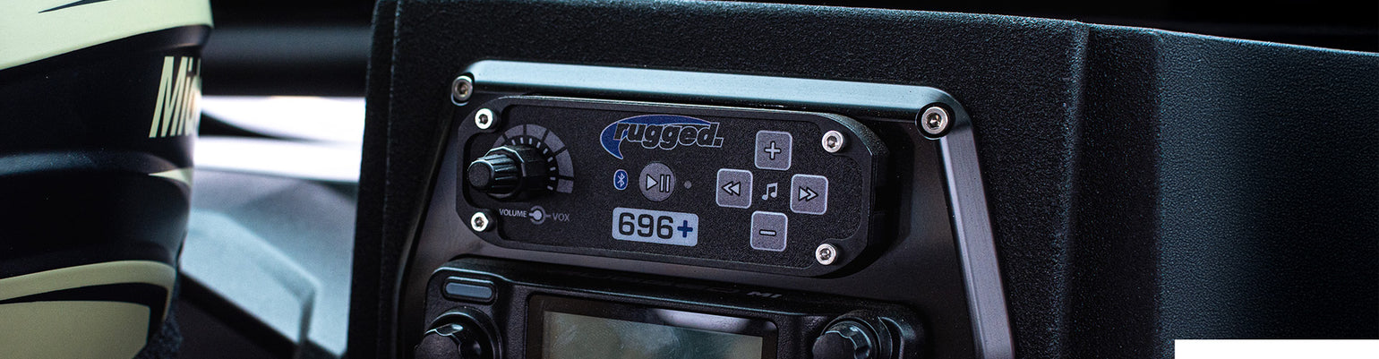 Offroad and race intercom systems and accessories including complete kits, portable units, cables, filters, and rocker switches