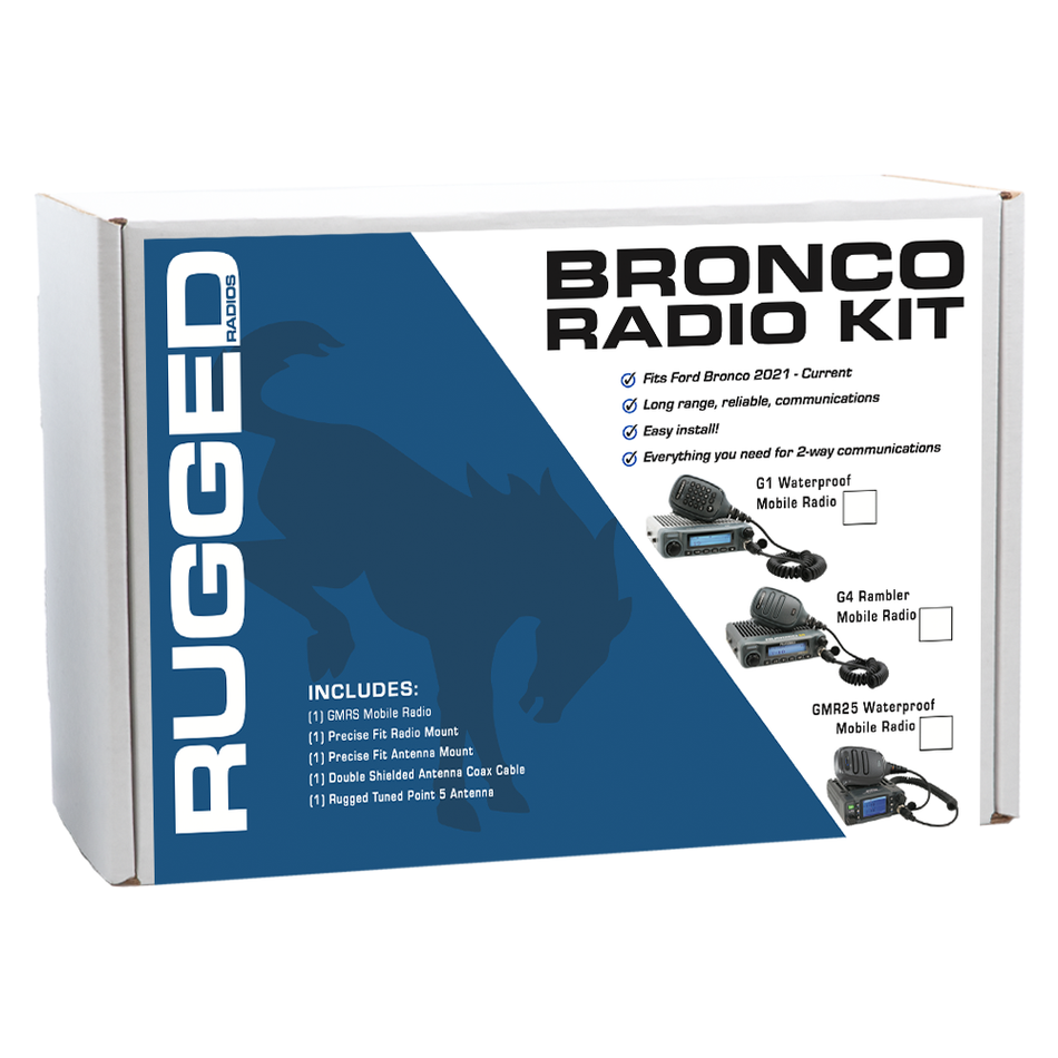 Ford Bronco Two-Way GMRS Mobile Radio Kit