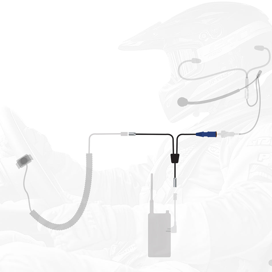 Arnés para automóvil de recorrido corto OFFROAD de asiento individual (se vende sin puente de radio)