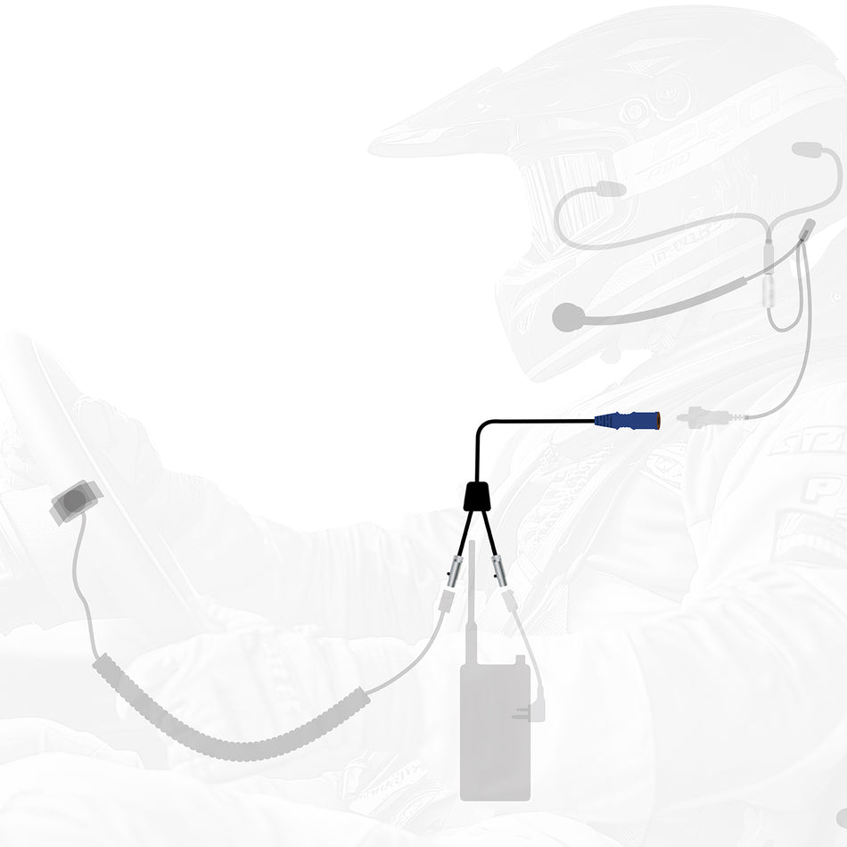 Arnés para automóvil OFFROAD Desert de un solo asiento (se vende sin puente de radio)