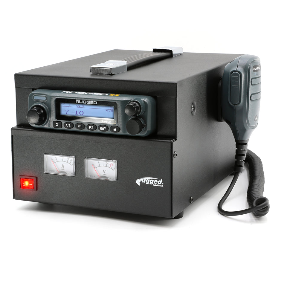Desktop Power Supply and Cabinet for M1, RM45, & RM60 Mobile Radios
