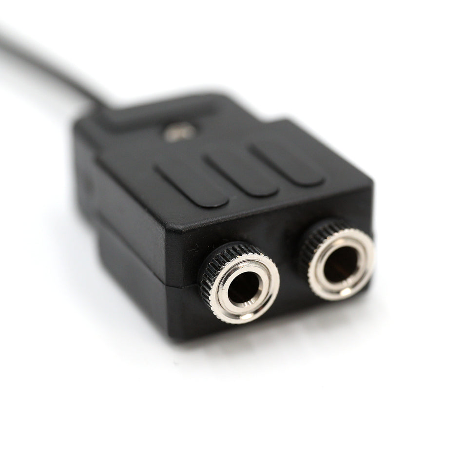 Cable de extensión para auriculares de piloto de aviación general