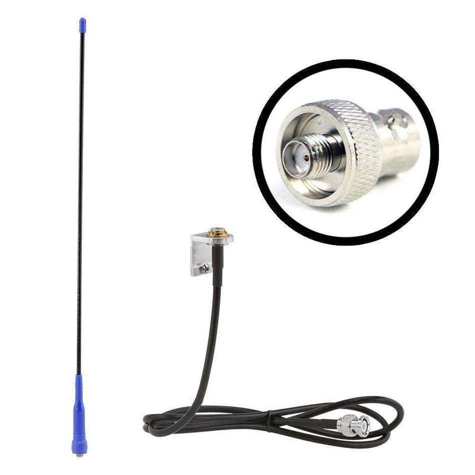 External Headset Antenna Kit with BNC Connector for Handheld Radios