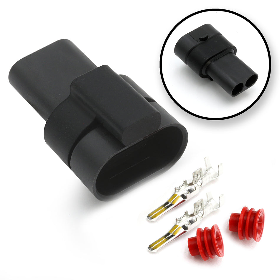 Waterproof Power Plug Connector Kit (Male) – Upgrade or Replacement