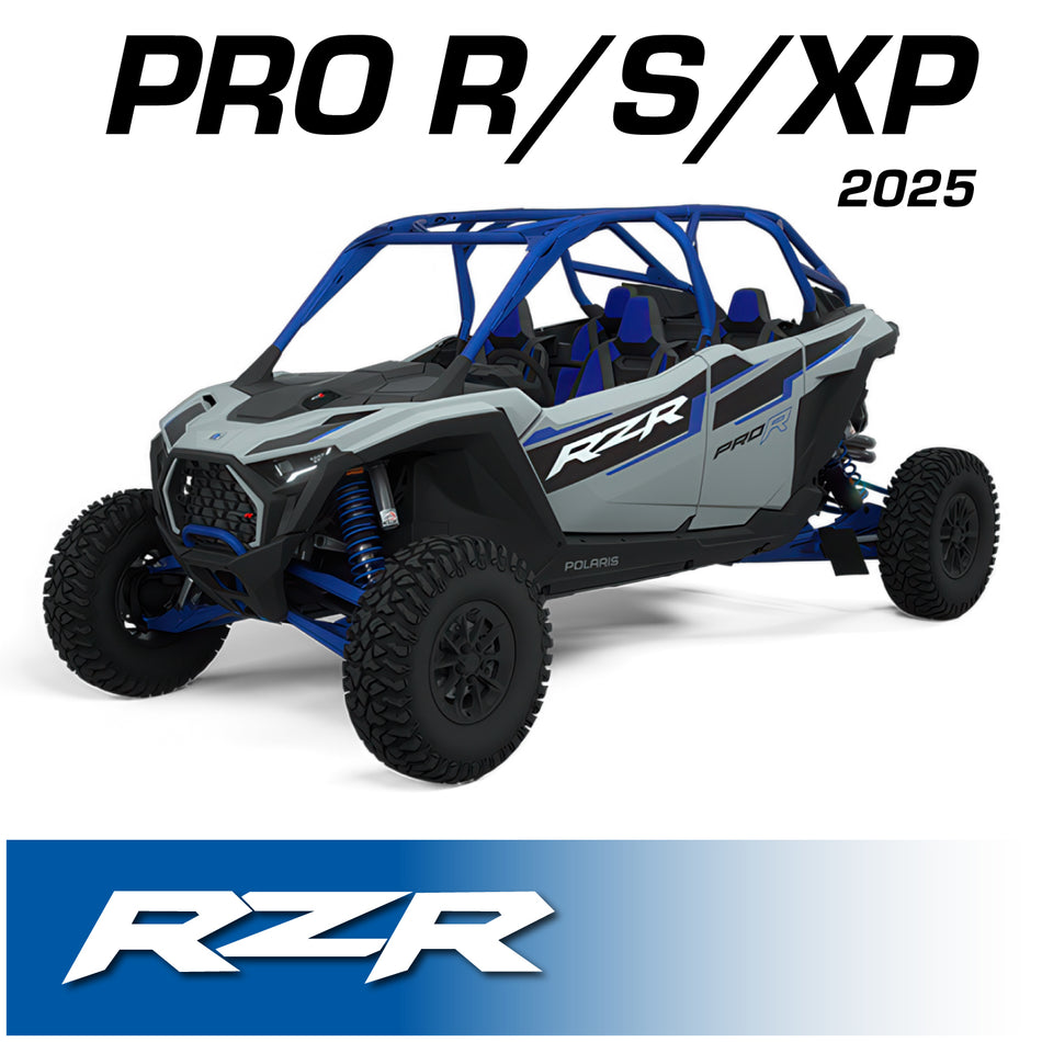 Polaris RZR PRO XP - Turbo R - Pro R - Kit de comunicación completo con intercomunicador y radio de 2 vías