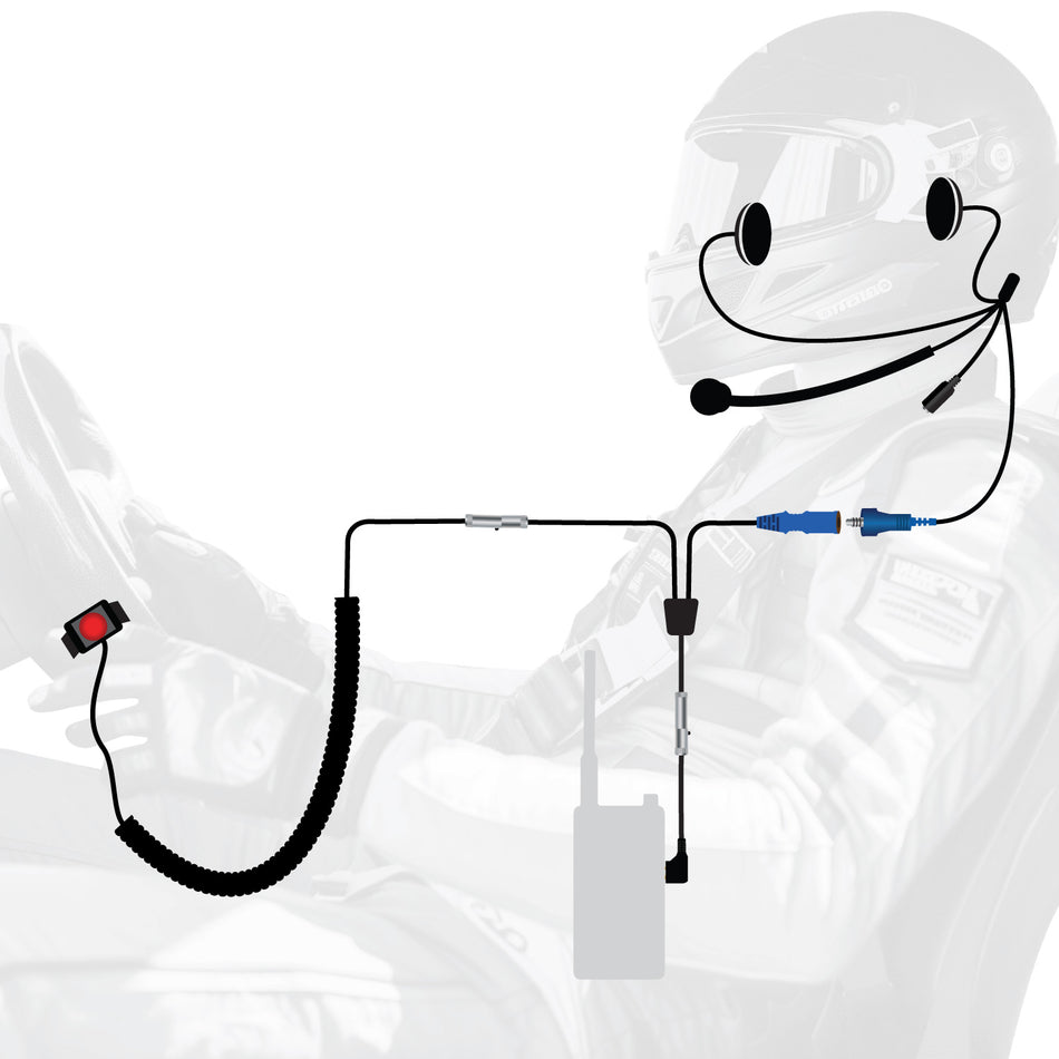 Sistema de comunicación de carreras de NASCAR e IMSA solo para conductores