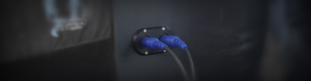 Accessory mounts including jack-style plugs, bar mounts, flush mounts, magnetic dashboard mounts, suction‑cup and roll‑cage clamps, headset jacks, hose hangers, and switch panels