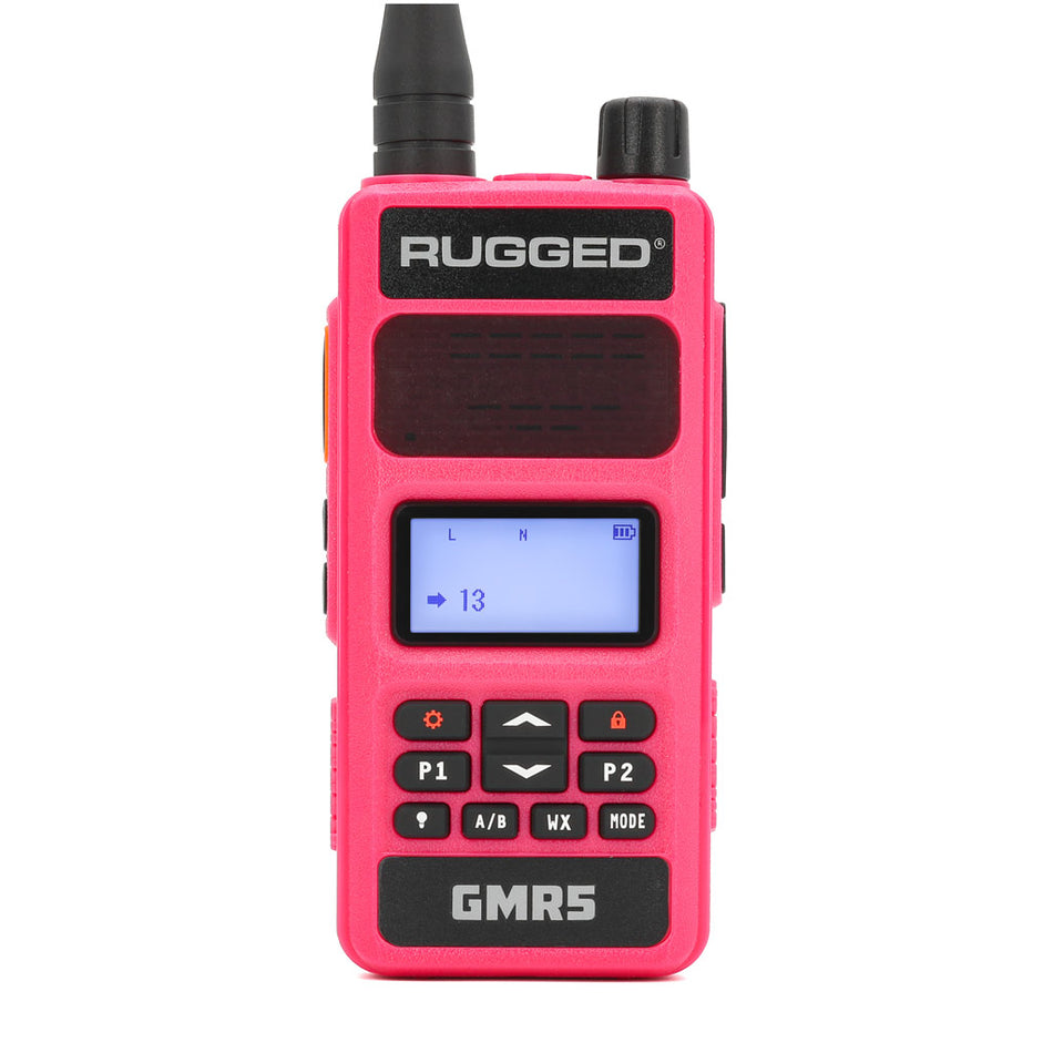 PINK - GMR5 - 5W GMRS Handheld Radio