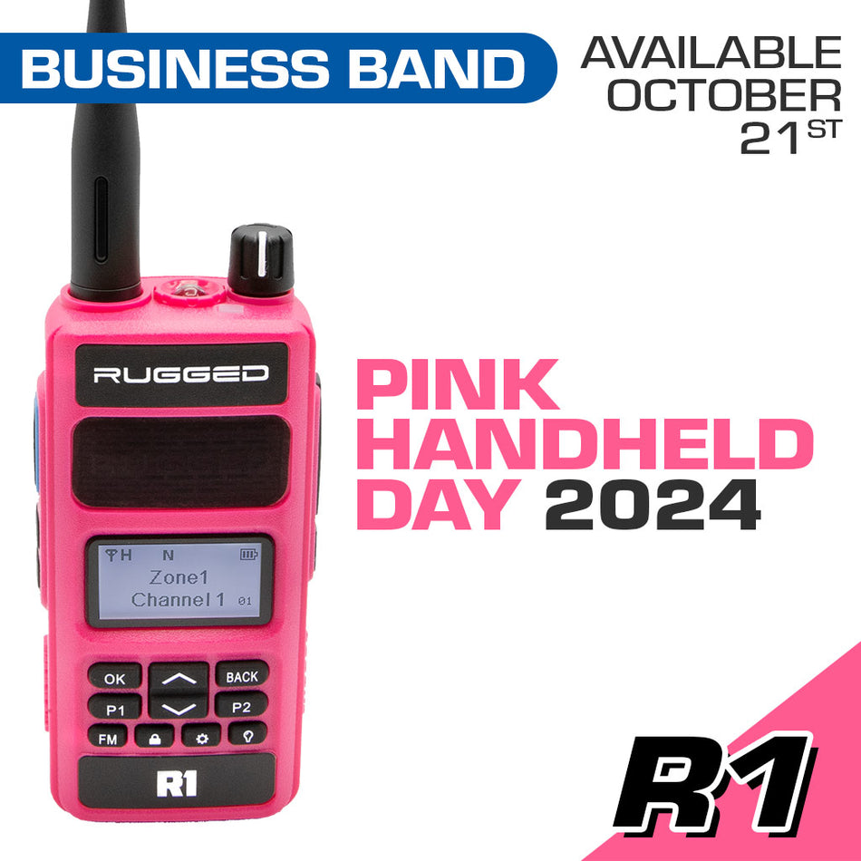 Dispositivo portátil Pink Rugged R1 Business Band: digital y analógico