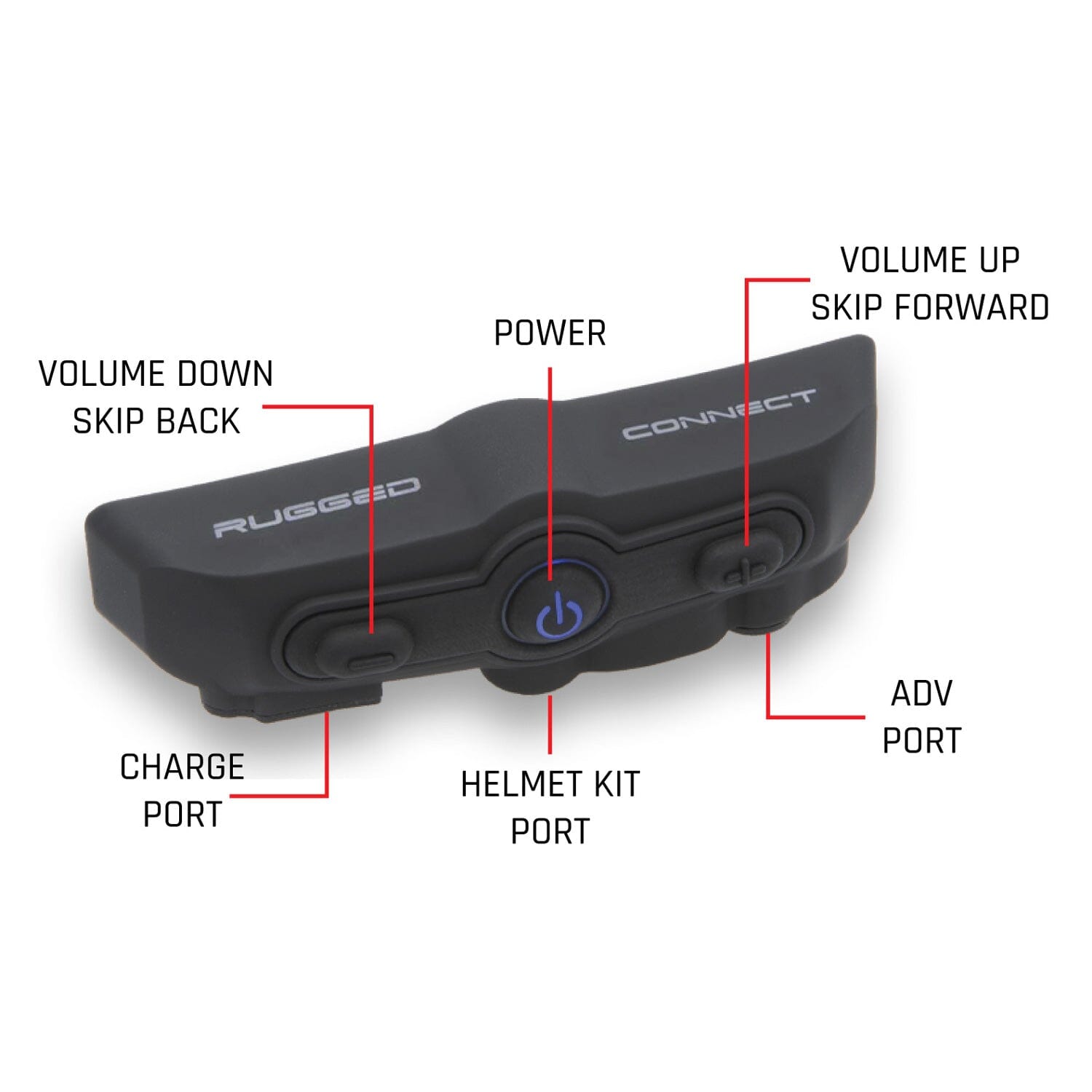 CONNECT BT2 Bluetooth Headset for Motorcycle Helmet - Demo - Clearance