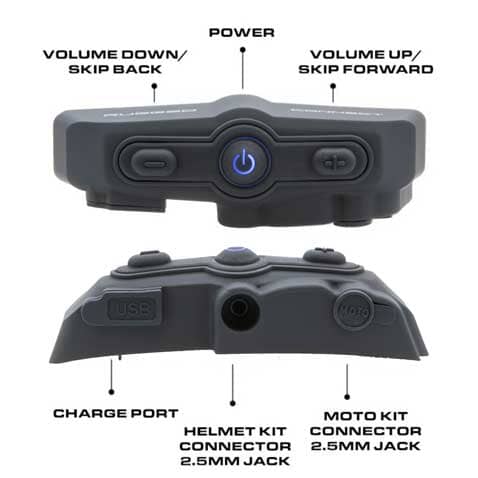 CONNECT BT2 Bluetooth Headset for Motorcycle Helmet - Demo - Clearance