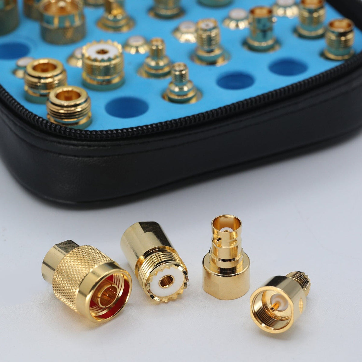 Gold Plated BNC and NMO Antenna Connector Kit