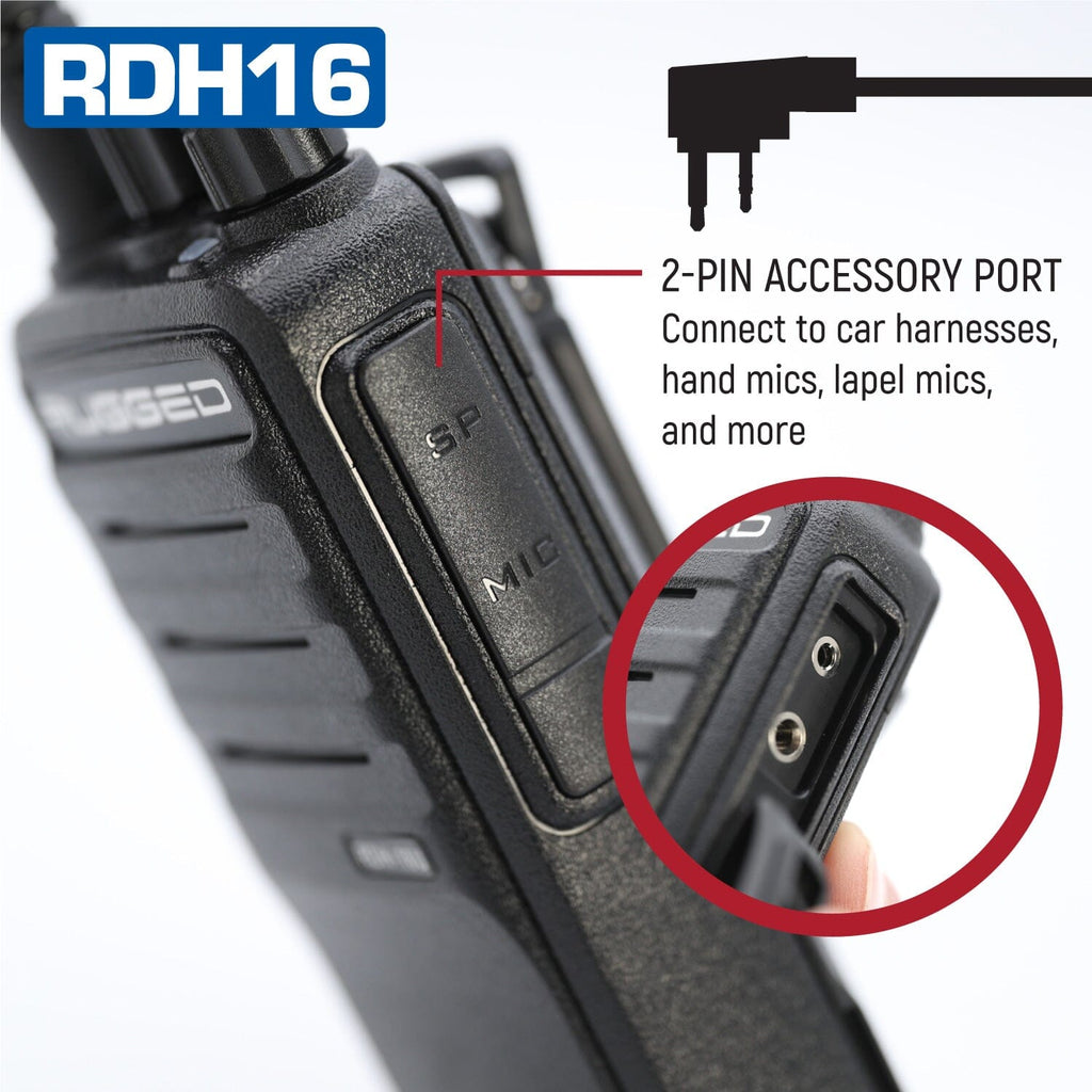 Rugged RDH16 Digital and Analog Handheld Radio