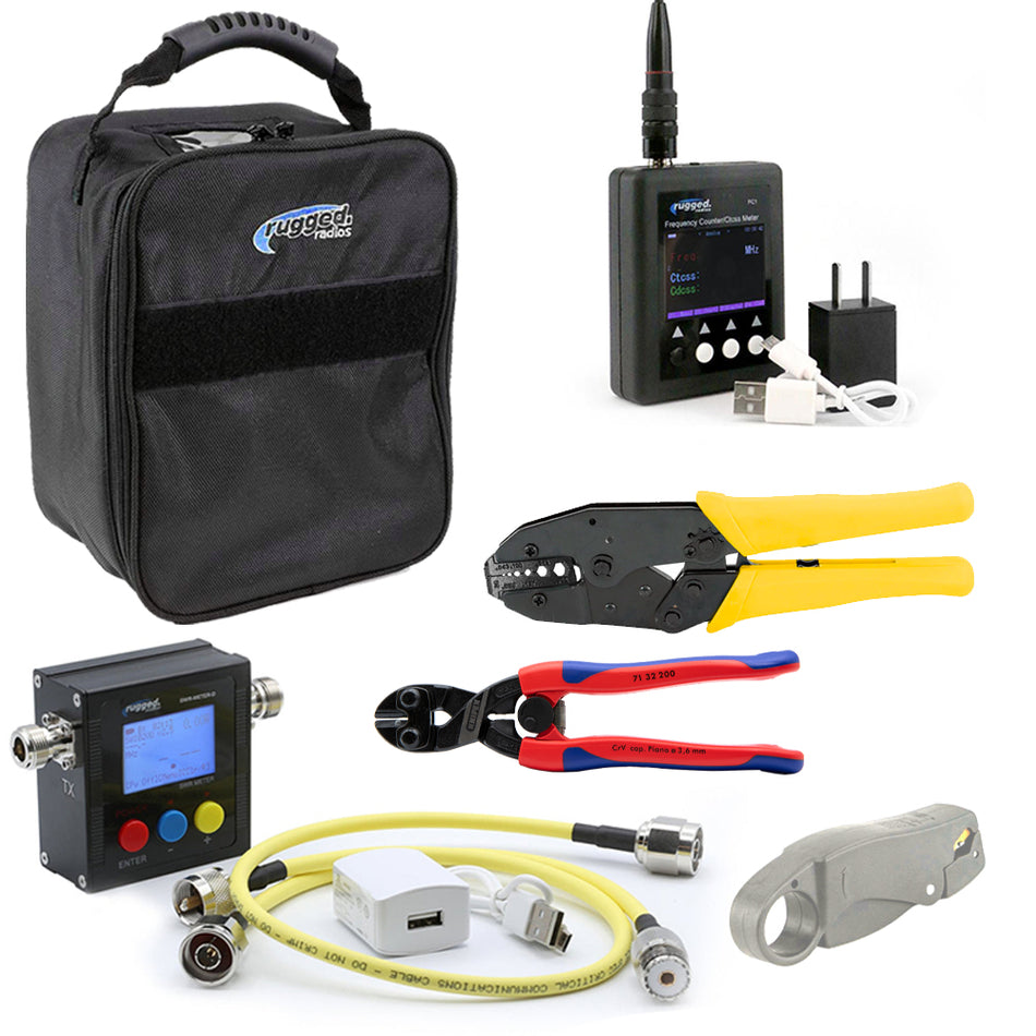 Kit de herramientas para técnicos con bolsa de transporte