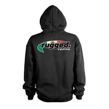 Load image into Gallery viewer, Rugged Radios &#39;Mexican Flag&#39; Men&#39;s Pullover Hoodie - Black