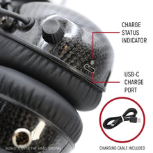 Load image into Gallery viewer, AlphaBass Carbon Fiber Headset for STEREO and OFFROAD Intercoms