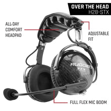 Load image into Gallery viewer, AlphaBass Carbon Fiber Headset for STEREO and OFFROAD Intercoms