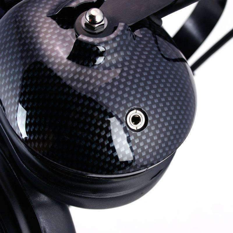 H42 Behind the Head (BTH) Headset for 2-Way Radios - Black Carbon Fiber
