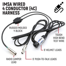 Load image into Gallery viewer, IMSA 4-Conductor 4C Circle Track Road Race Car Harness