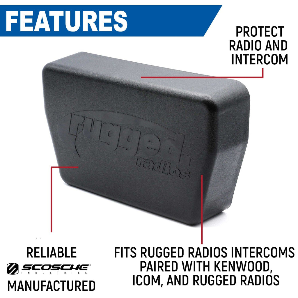 Magnetic Radio & Intercom Cover for Rugged Radios Multi Mount Insert