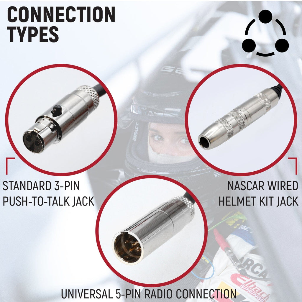NASCAR 3-Conductor 3C Circle Track Road Race Car Harness