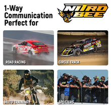 Load image into Gallery viewer, Nitro Bee Xtreme UHF Race Receiver for road racing, circle track, moto training, race spotters
