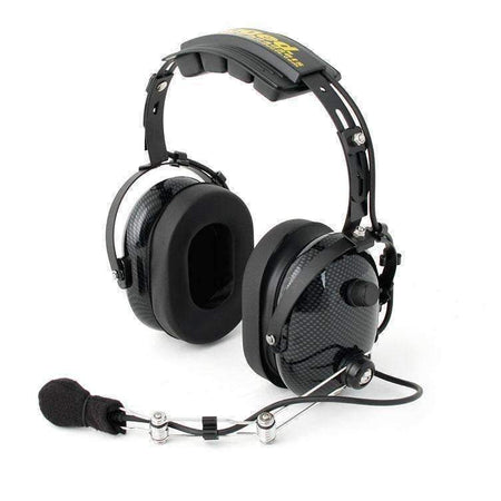 Over the Head (OTH) Headset for 2-Way Radios - Black Carbon Fiber