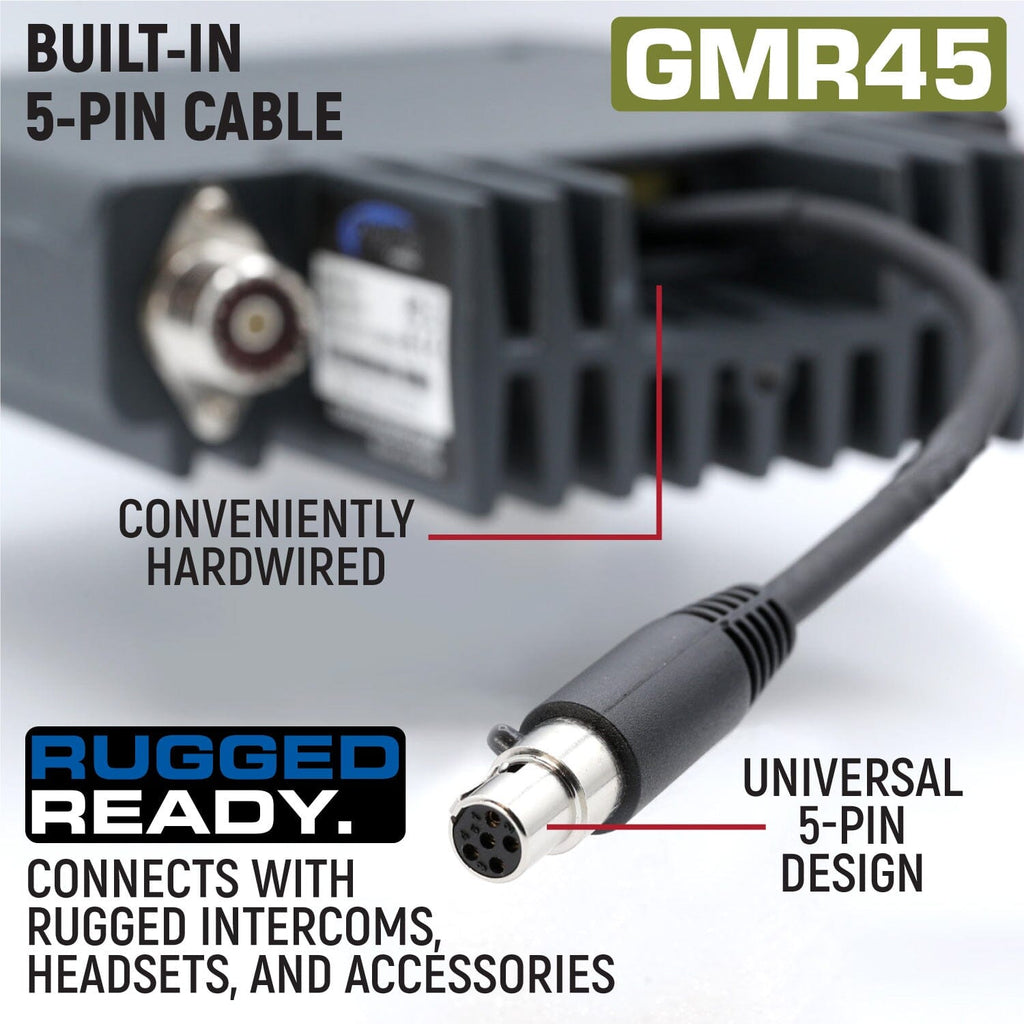 Radio Kit Lite - GMR45 GMRS Band Mobile Radio with Stealth Antenna