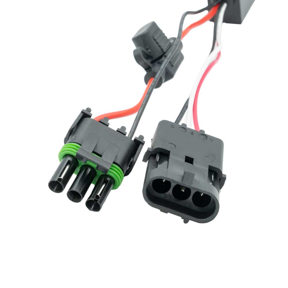 Rocker Switch Variable Speed Controller (VSC) for MAC Helmet Air Pumper - Complete Switch & Wiring Harness