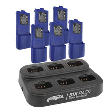 Load image into Gallery viewer, V3 and RH-5R 6 Place Bank Charger with XL Batteries