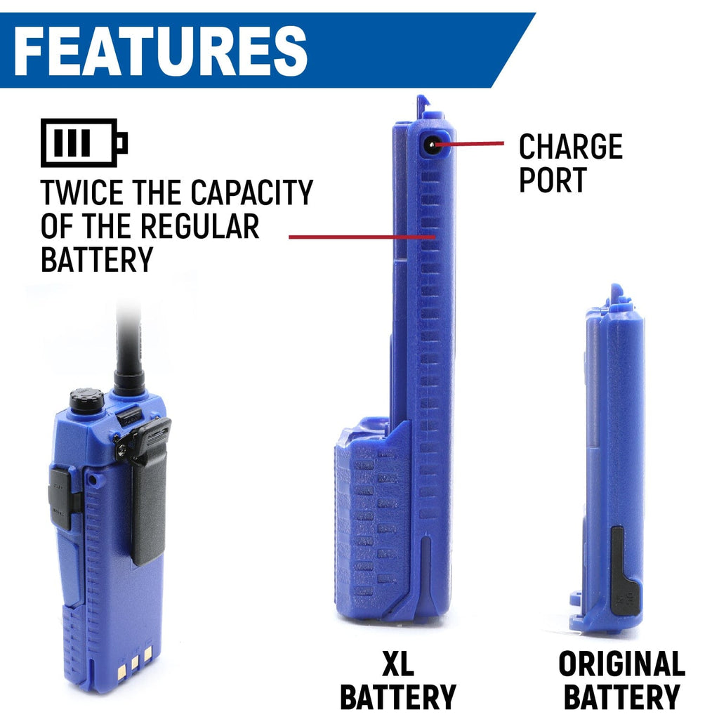 V3 / RH5R Handheld Radio High Capacity 3800mAH Battery
